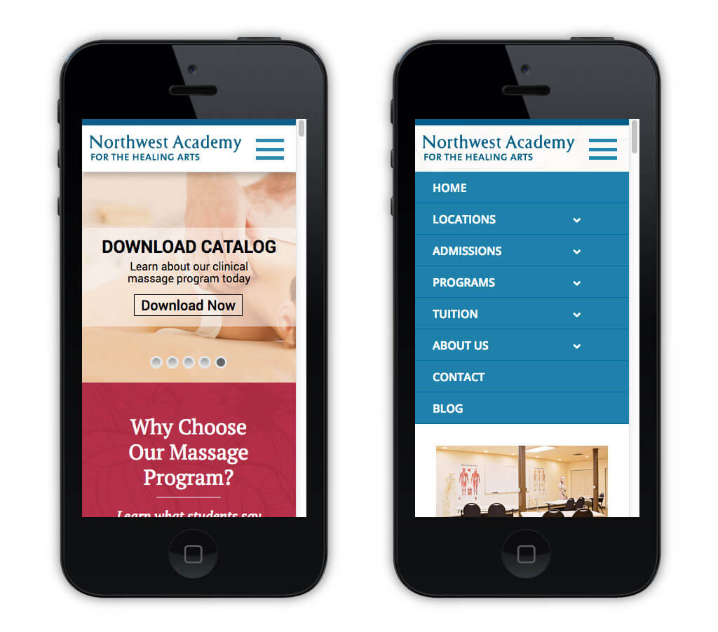 Northwest Academy – Mobile Home Page