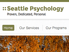 website design clincial psychologists